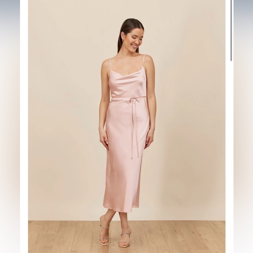 Park&Fifth Waldorf Dress Satin Blush